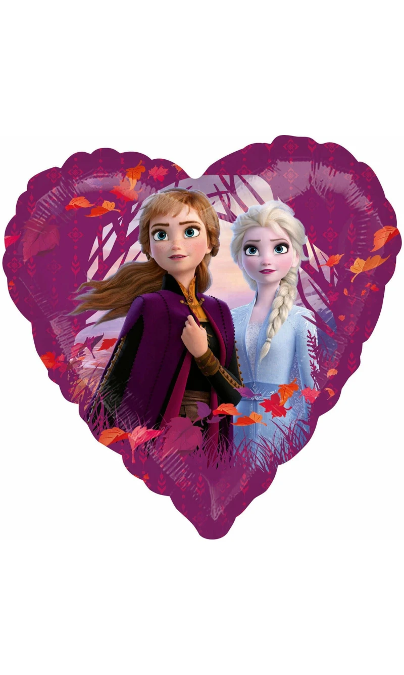 Frozen 2 Heart Foil Balloon - 17"