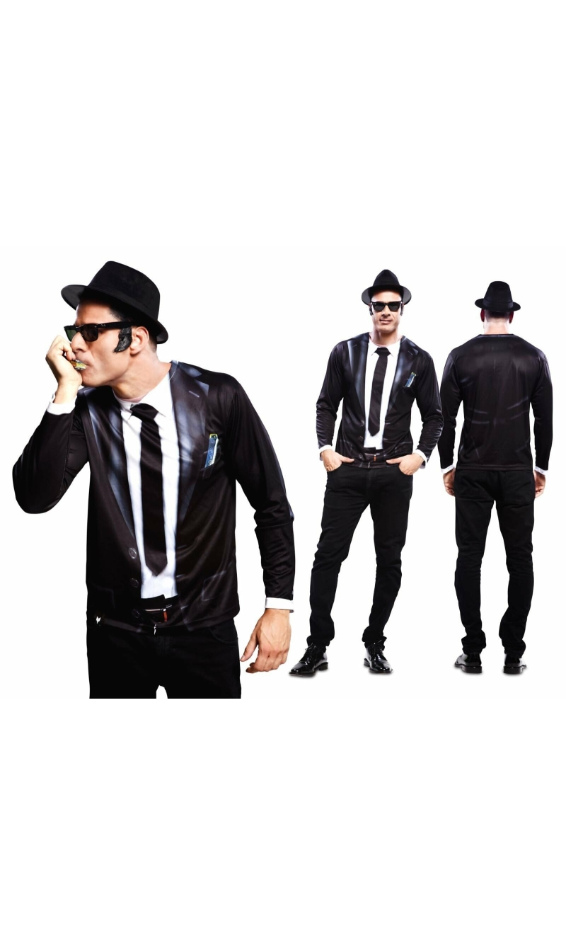 Bluesman, Manga Larga - Adult Size Small