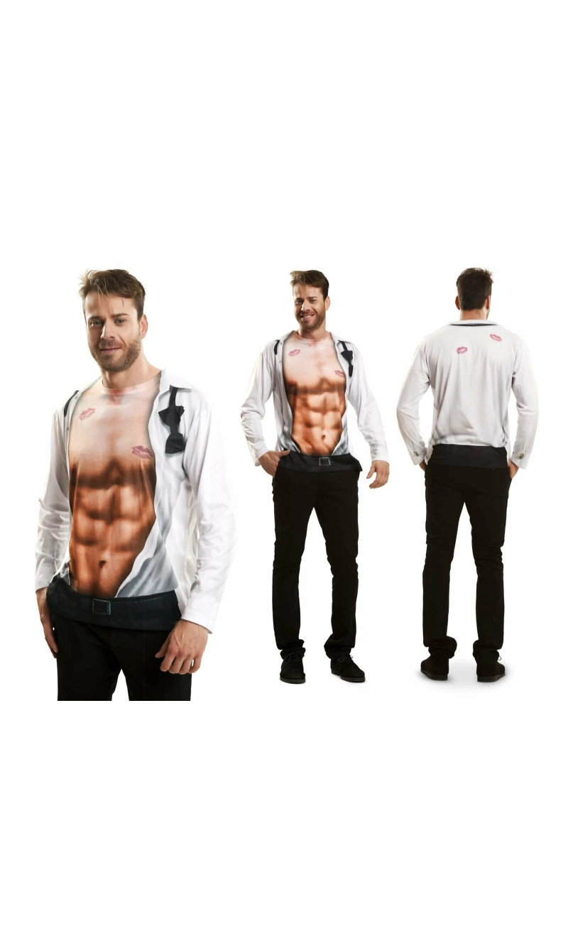 Sexy Boy, Manga Larga - Adult Size Small