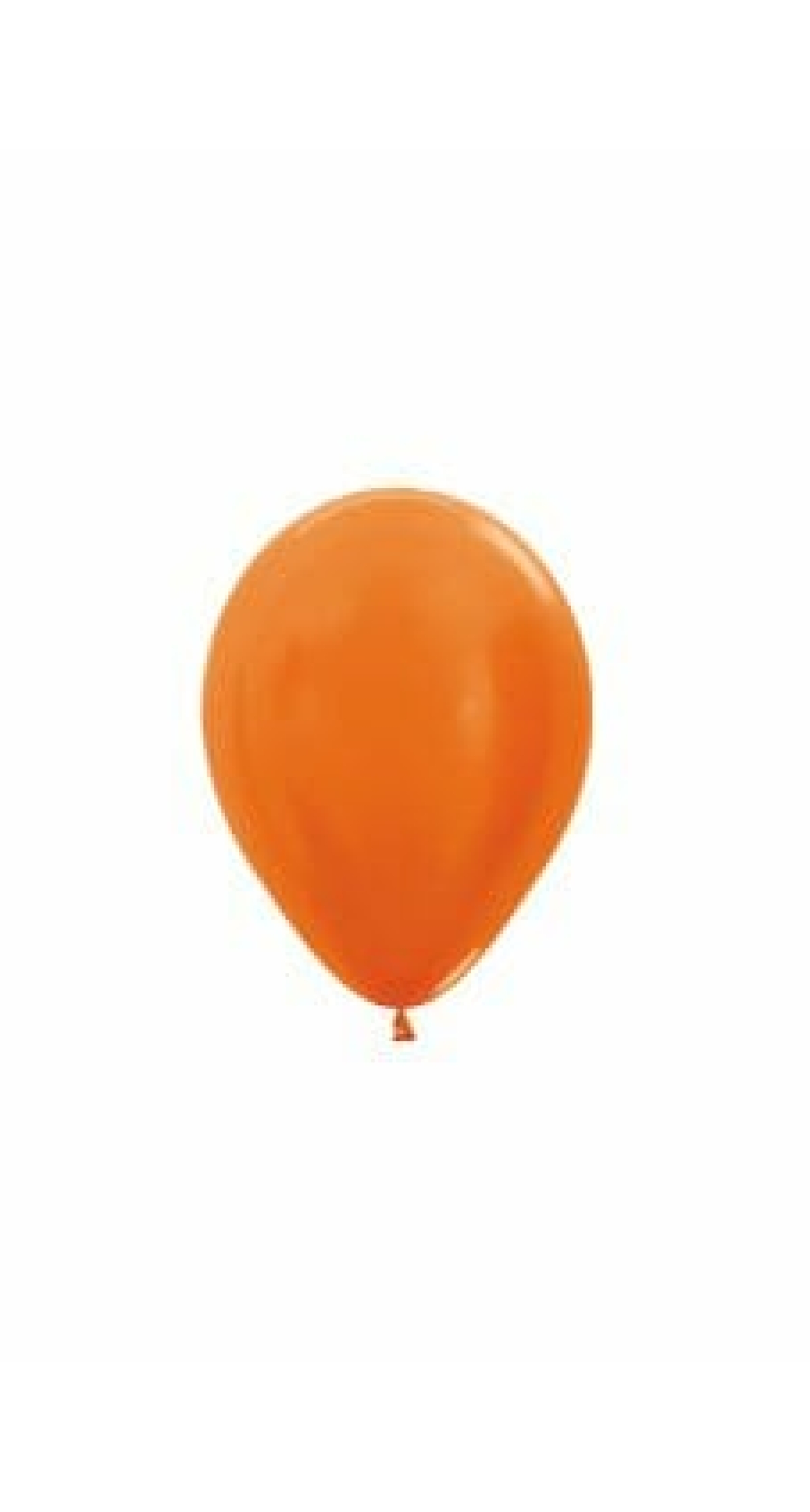 Metallic - Orange Latex Balloon - (5" / 12cm)