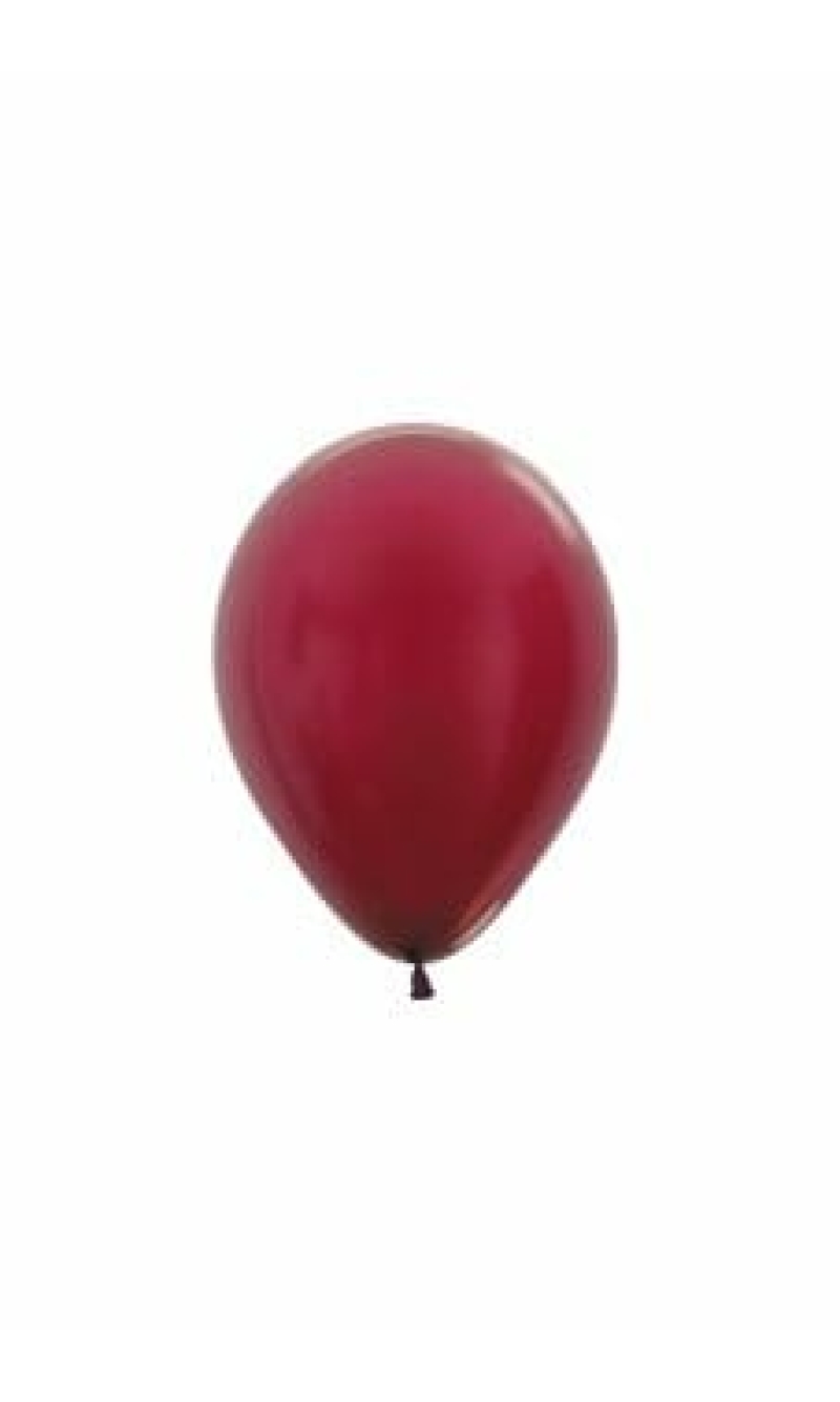 Metallic - Burgundy Latex Balloon - (5" / 12cm)