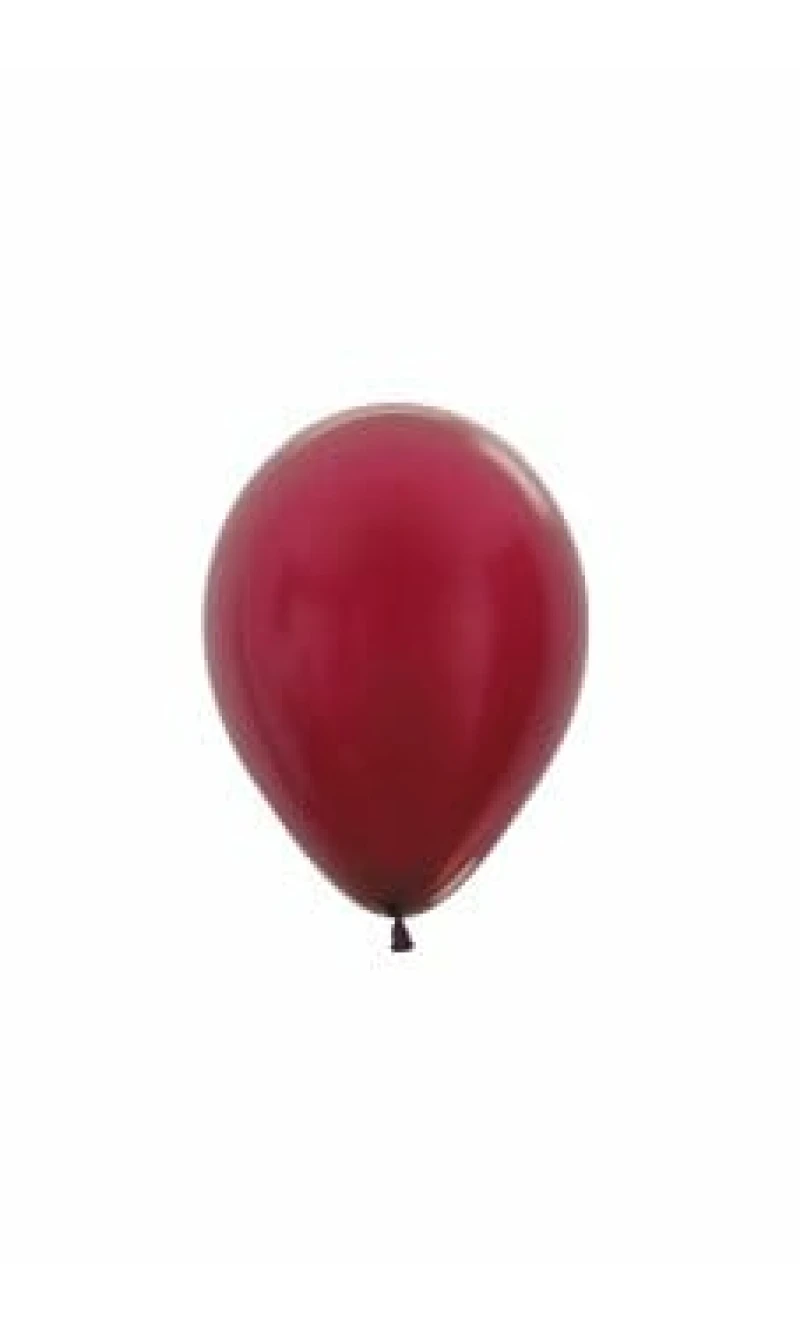 Metallic - Burgundy Latex Balloon - (5" / 12cm)