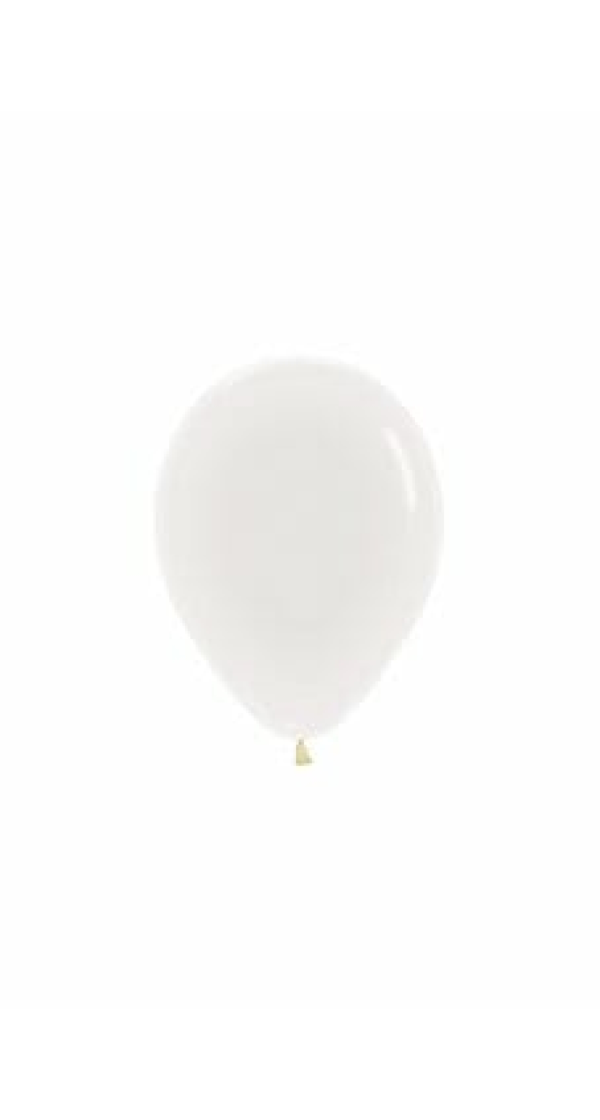 Crystal - Clear Latex Balloon - (5" / 12cm)