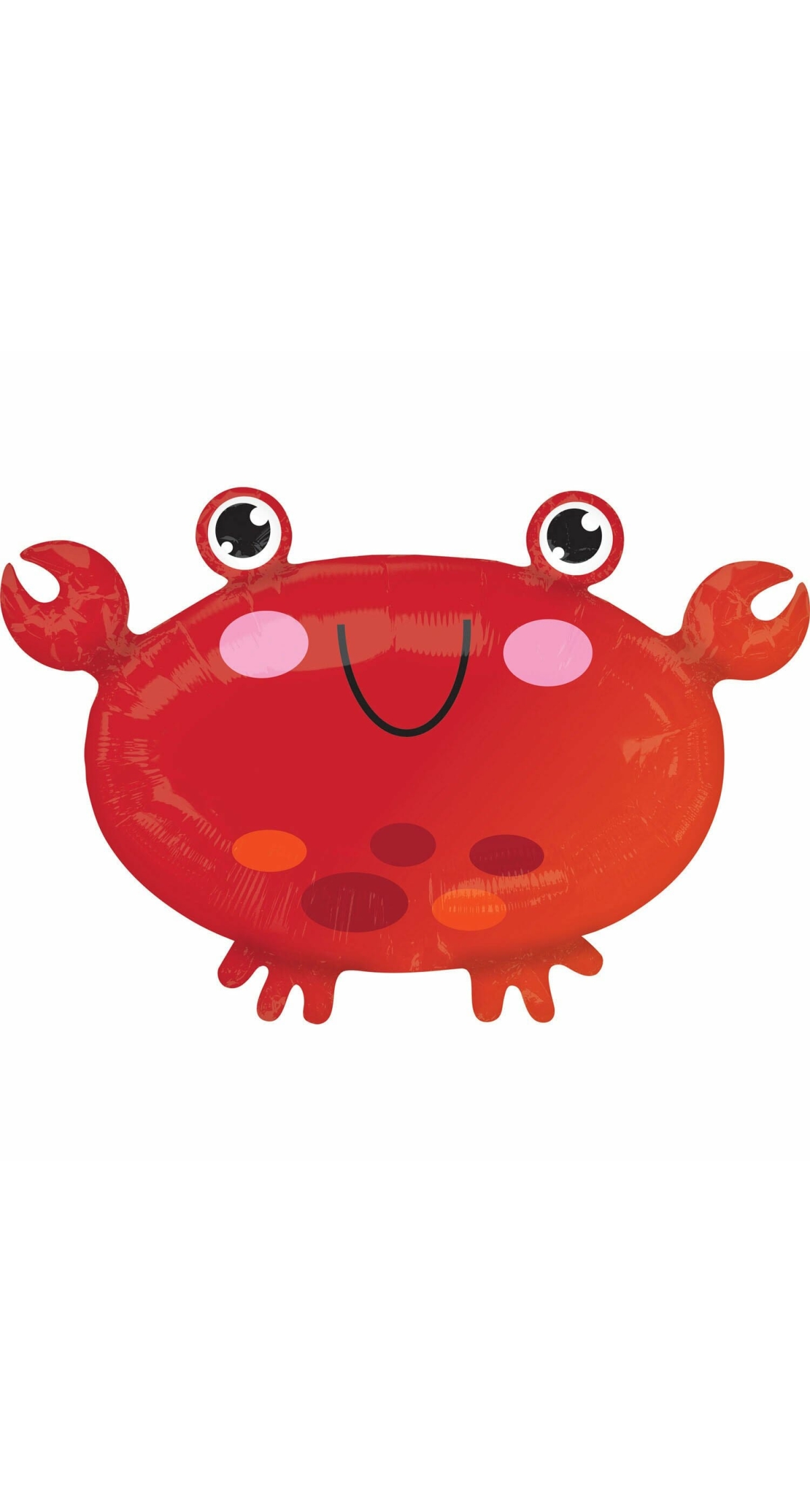 Junior Shape Crab Foil Balloon - 55cm