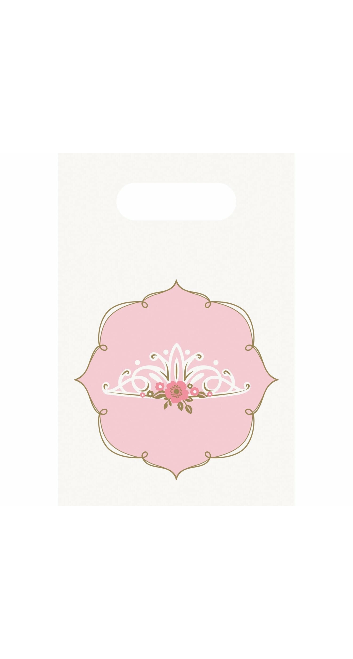 Princess For A Day Paper Party Bags 23.2 x 16.3cm - 8pk