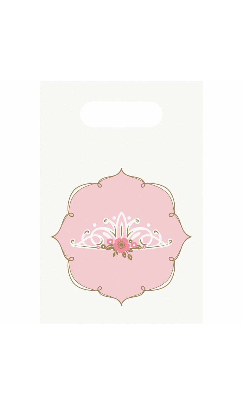 Princess For A Day Paper Party Bags 23.2 x 16.3cm - 8pk
