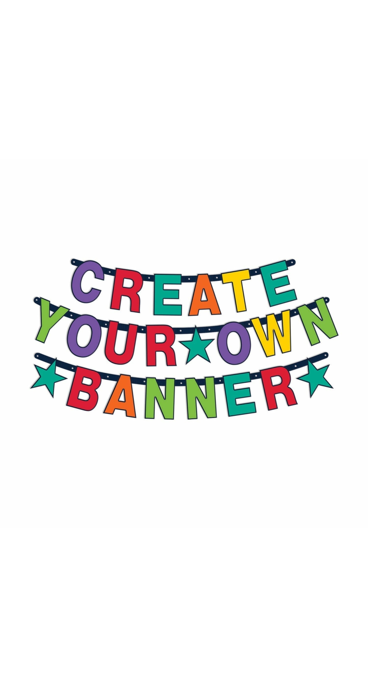 Create Your Own Letter Banner (Height 11.4cm) - 84pk