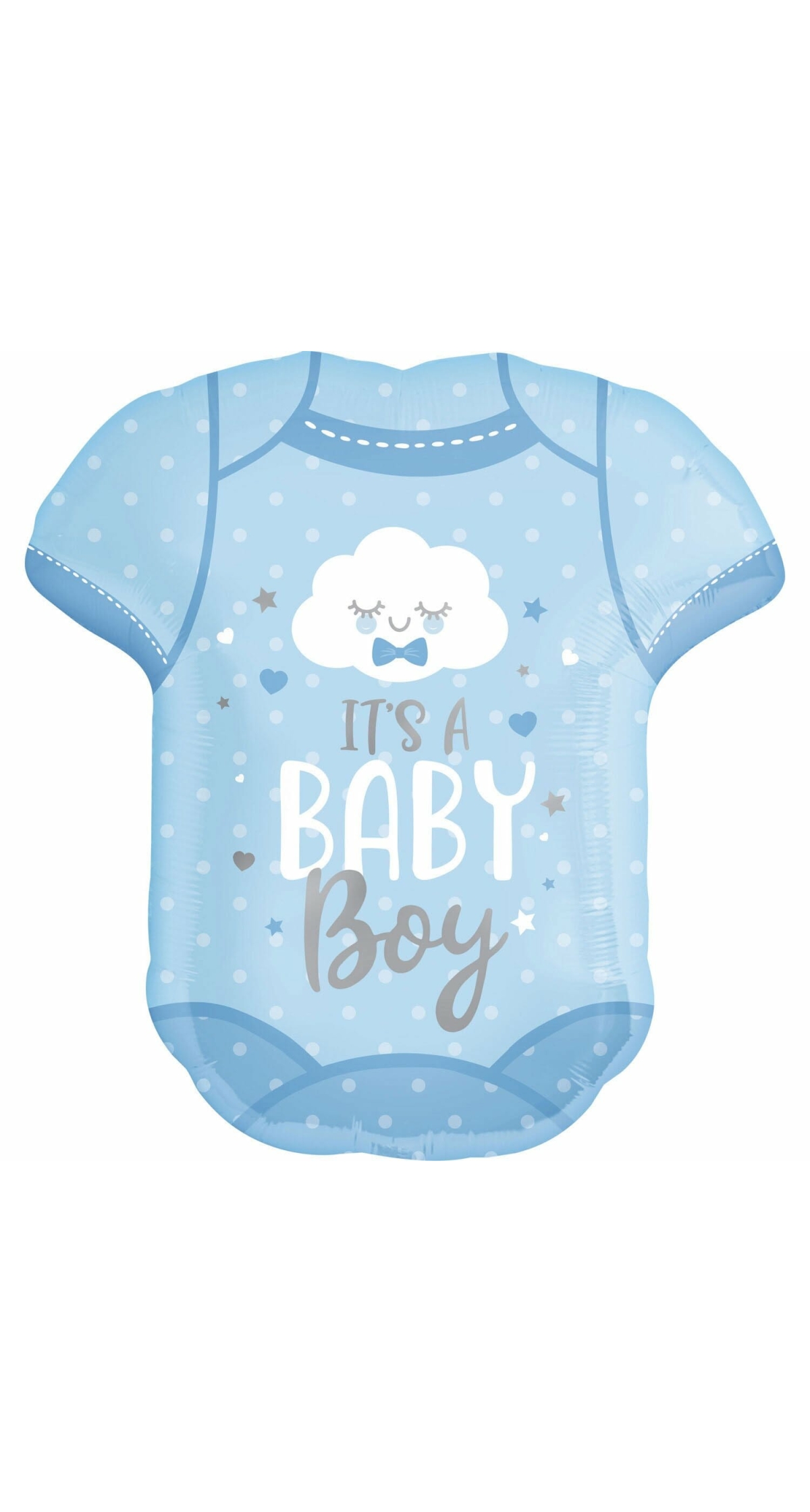 Baby Boy Onesie SuperShape Foil Balloon - 55cm x 60cm