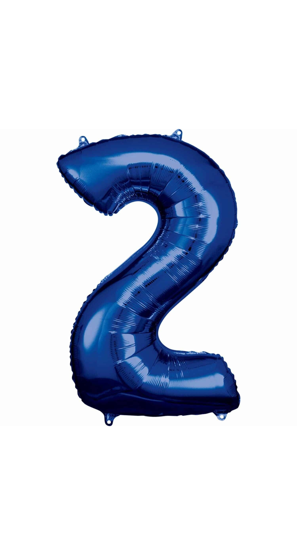 34 Inch Foil Balloon Number 2 - Blue