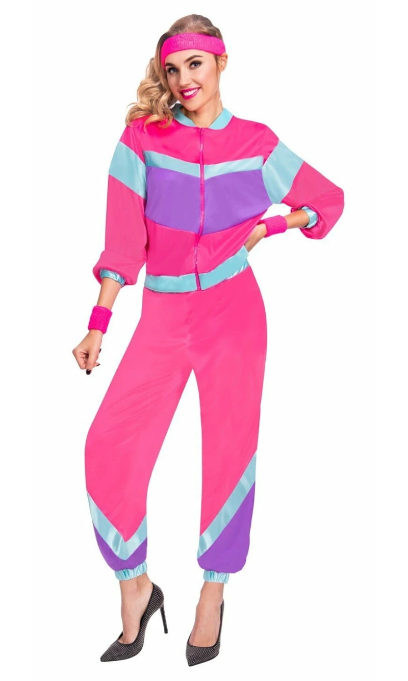 80s Lady Shell Suit - Adult Size Medium