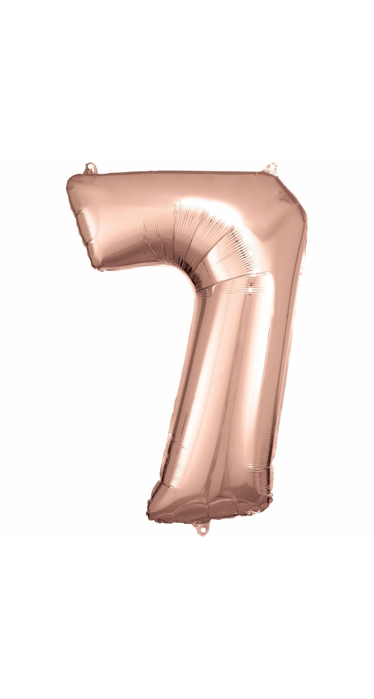 34 Inch Foil Balloon Number 7 - Rose Gold