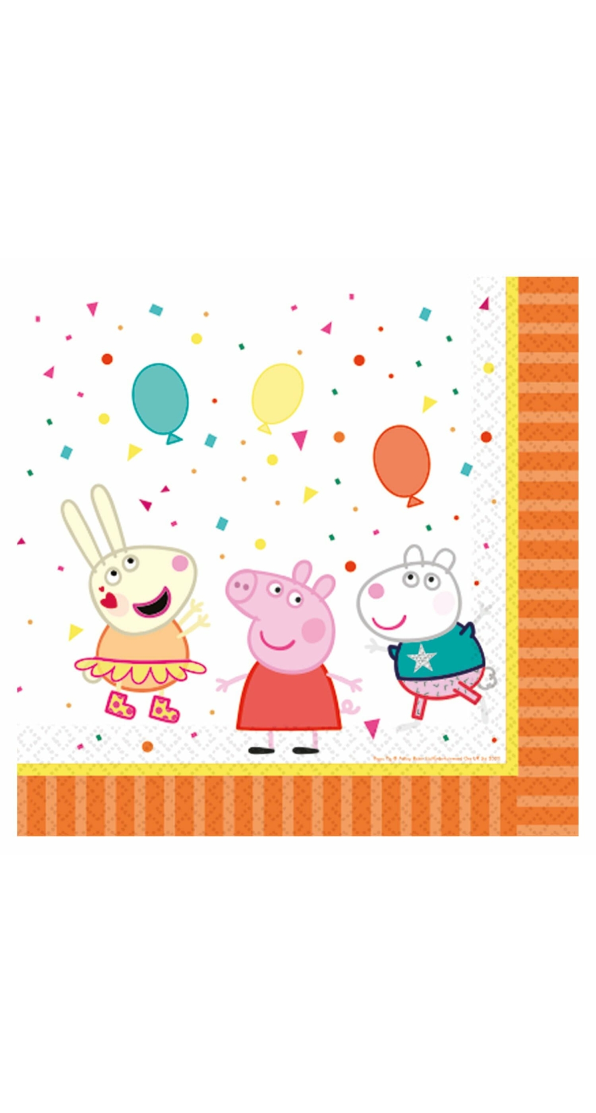 Peppa Pig Party Napkins 33 x 33cm - 16pk