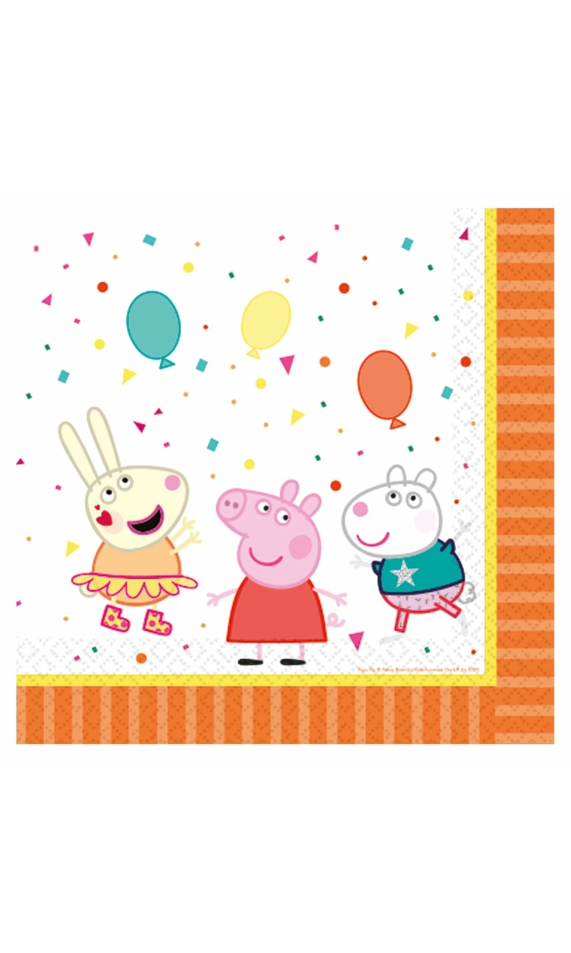 Peppa Pig Party Napkins 33 x 33cm - 16pk