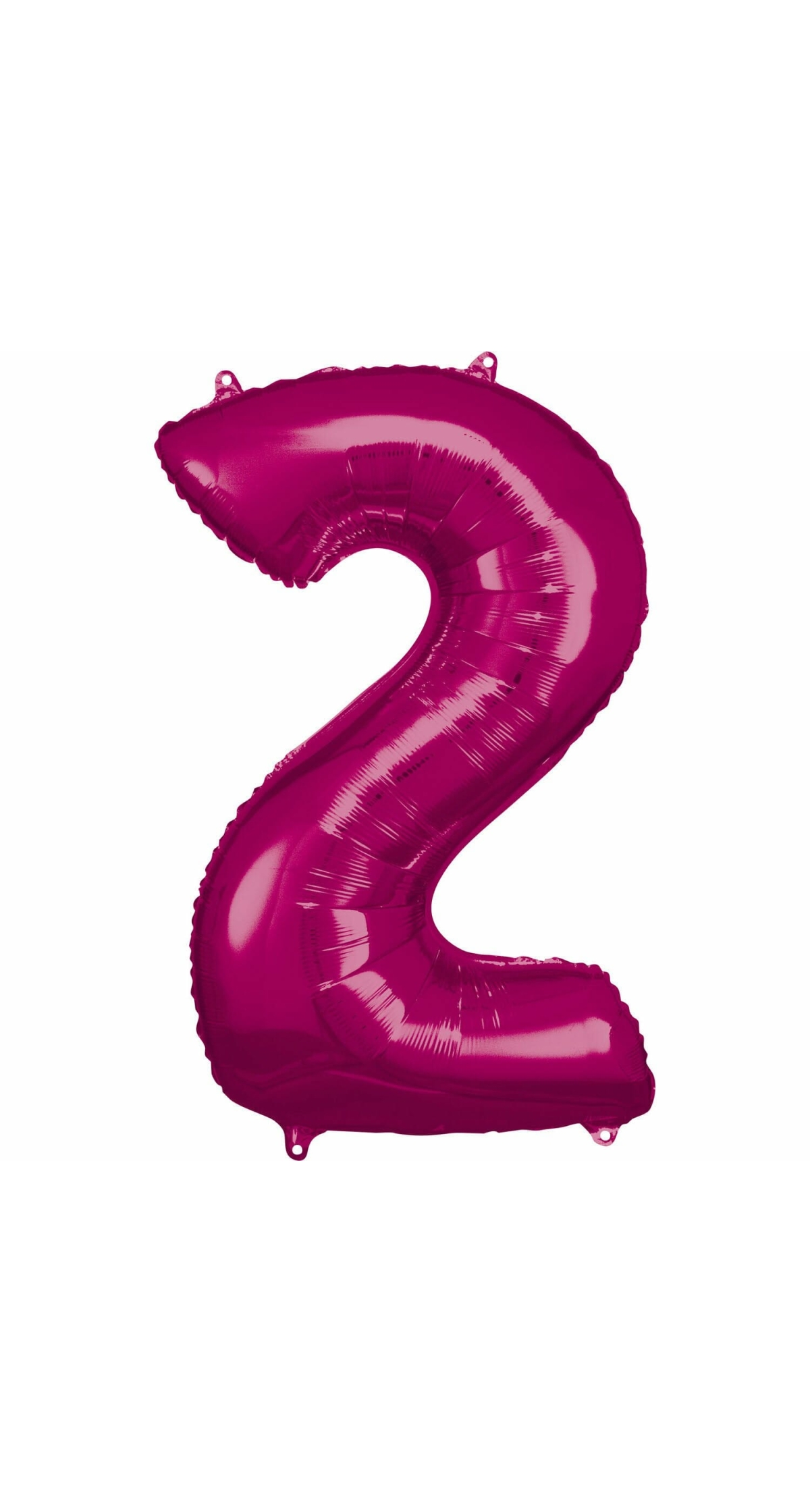 34 Inch Foil Balloon Number 2 - Pink