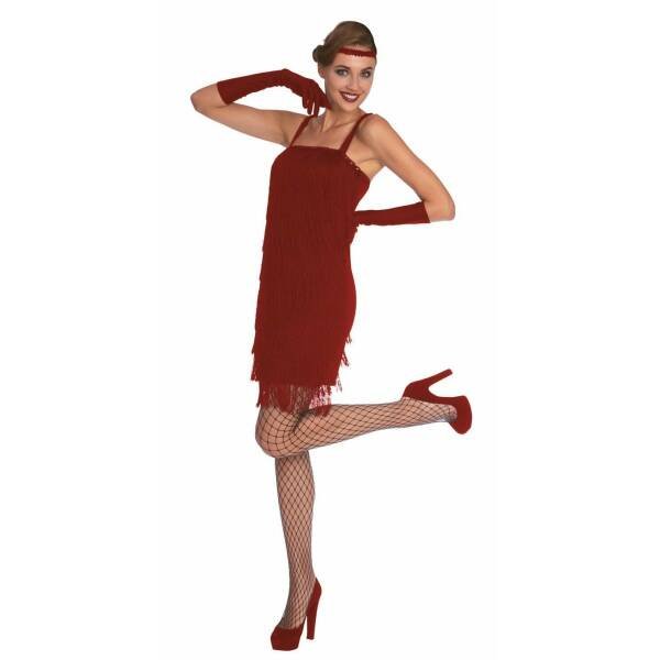 Classy Red Flapper - Adult Size Small