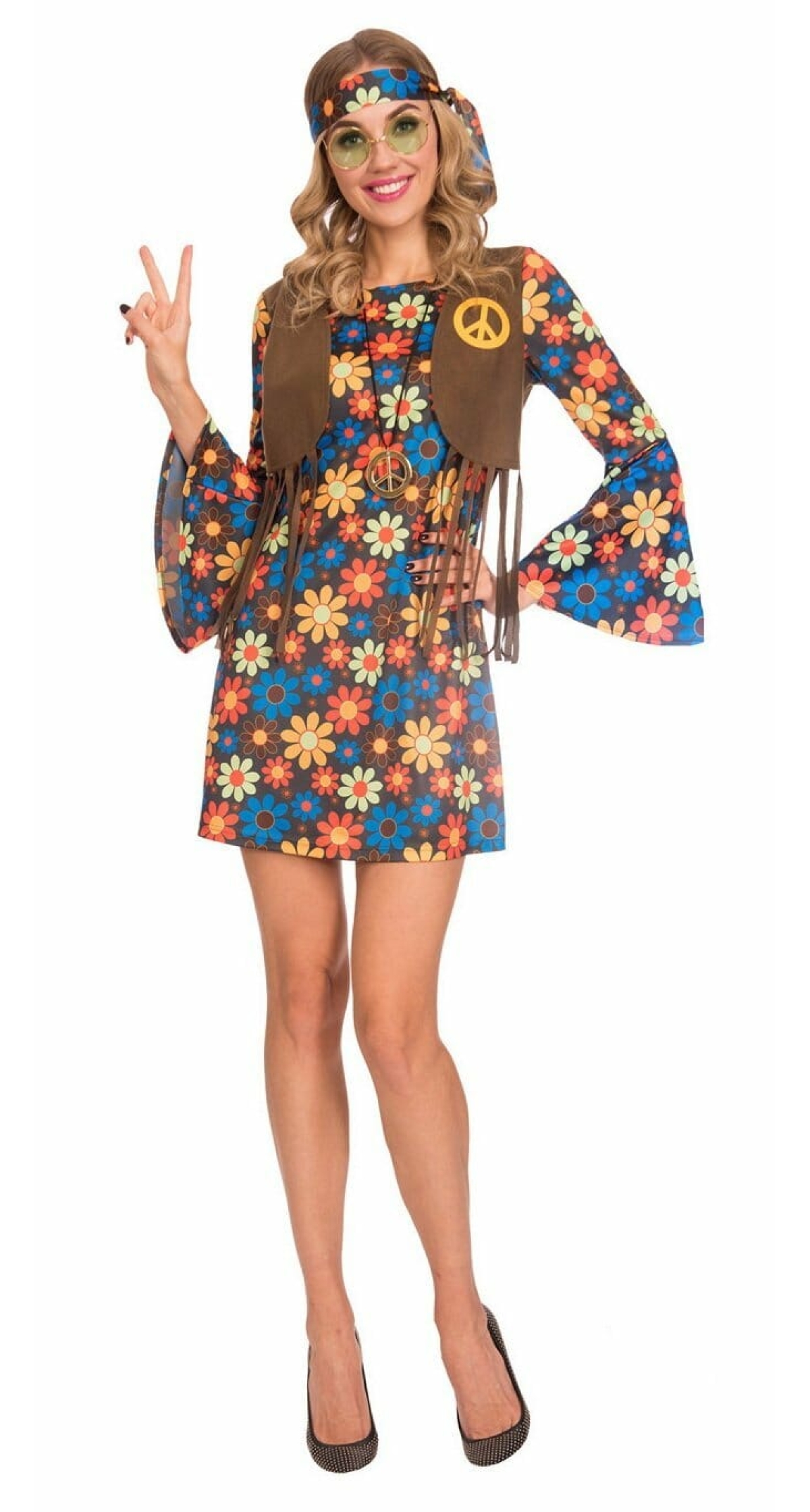 Groovy Hippy Woman - Adult Size Medium