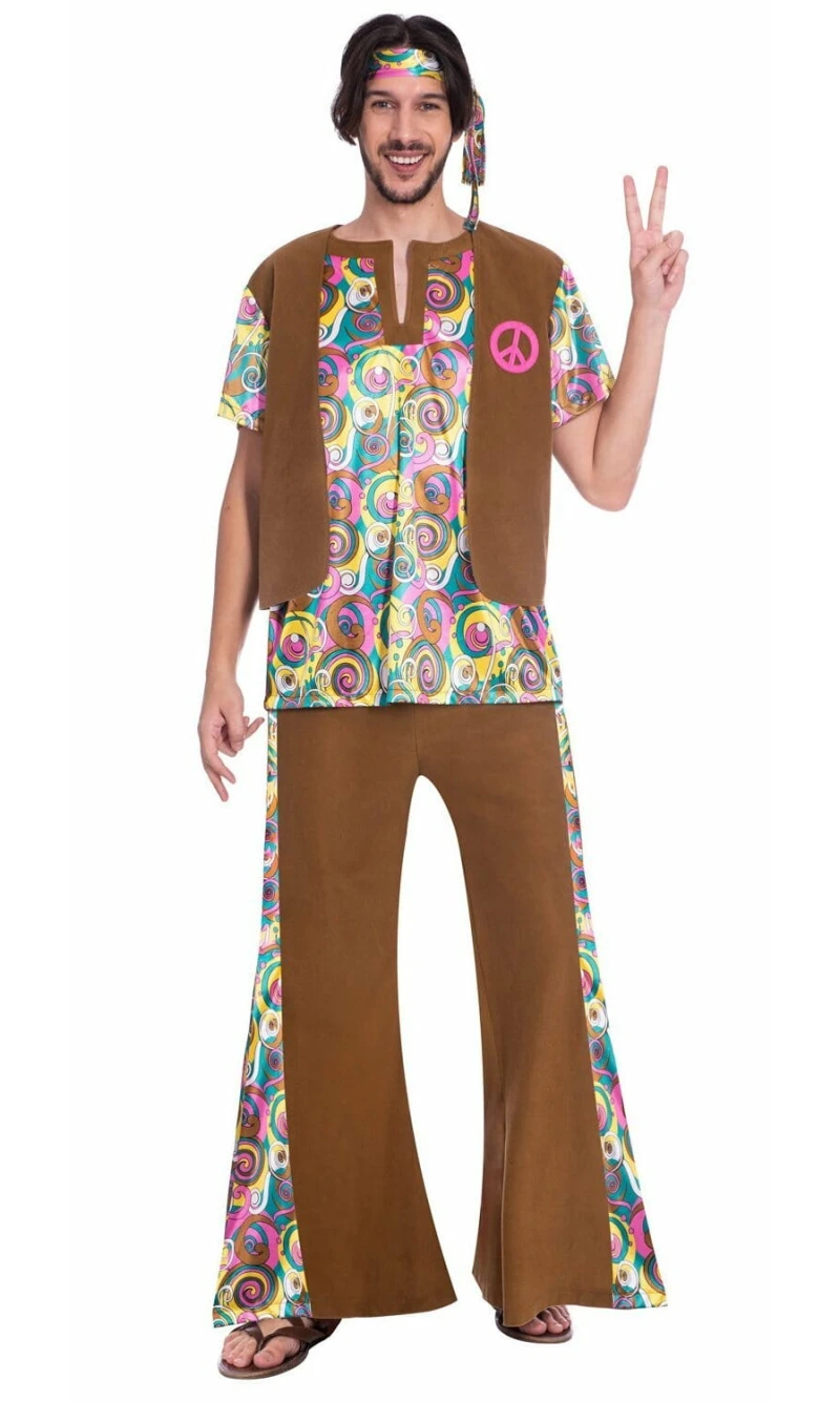 Psychedelic Hippy Man - Adult Size XL