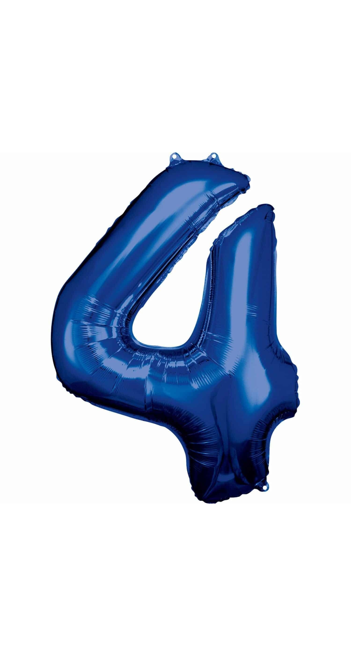 34 Inch Foil Balloon Number 4 - Blue