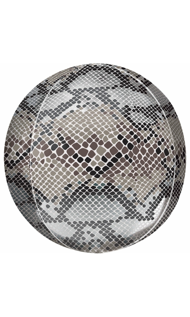 Orbz Snake Skin Print Foil Balloon - 38cm x 40cm
