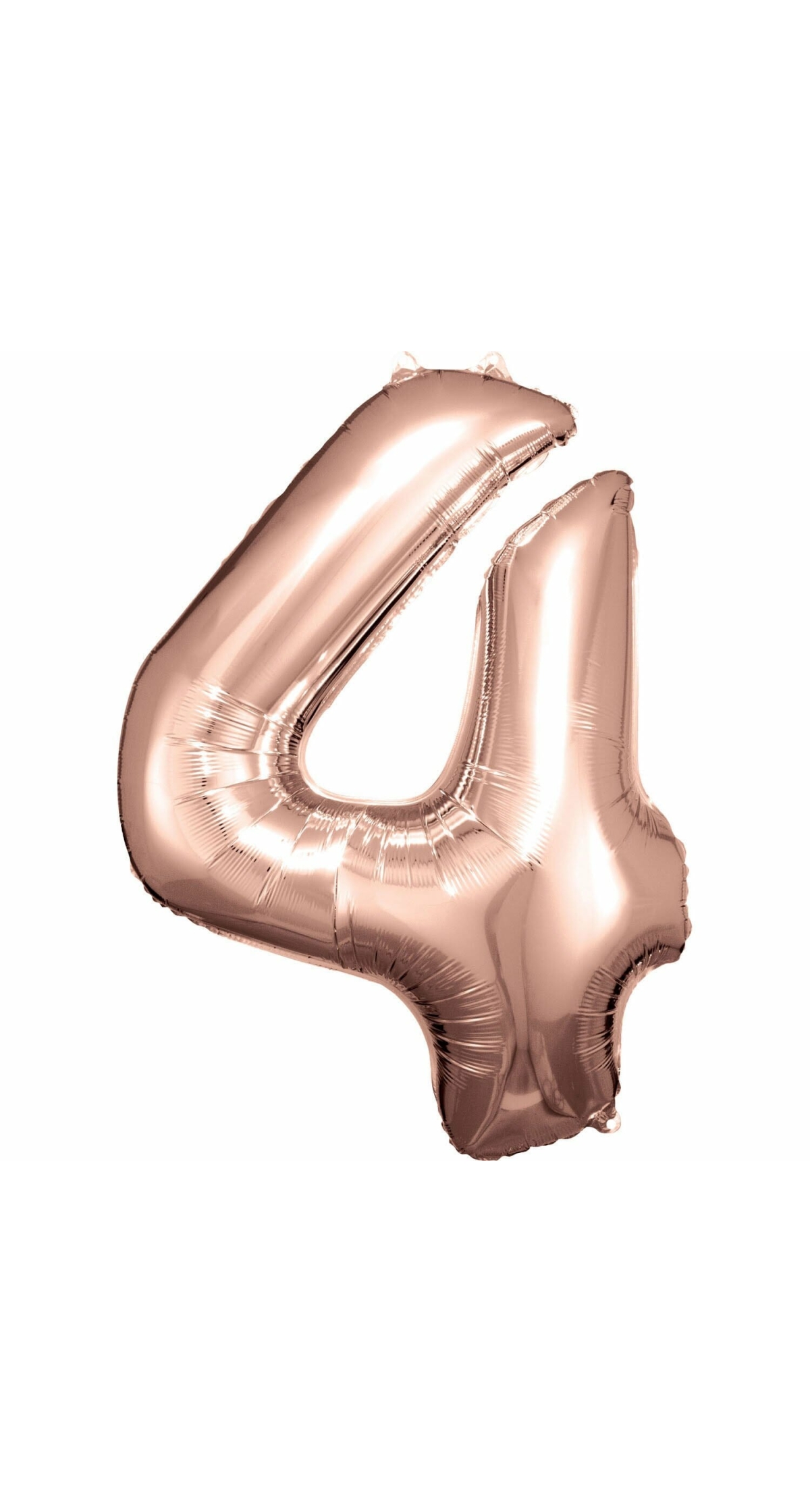 34 Inch Foil Balloon Number 4 - Rose Gold