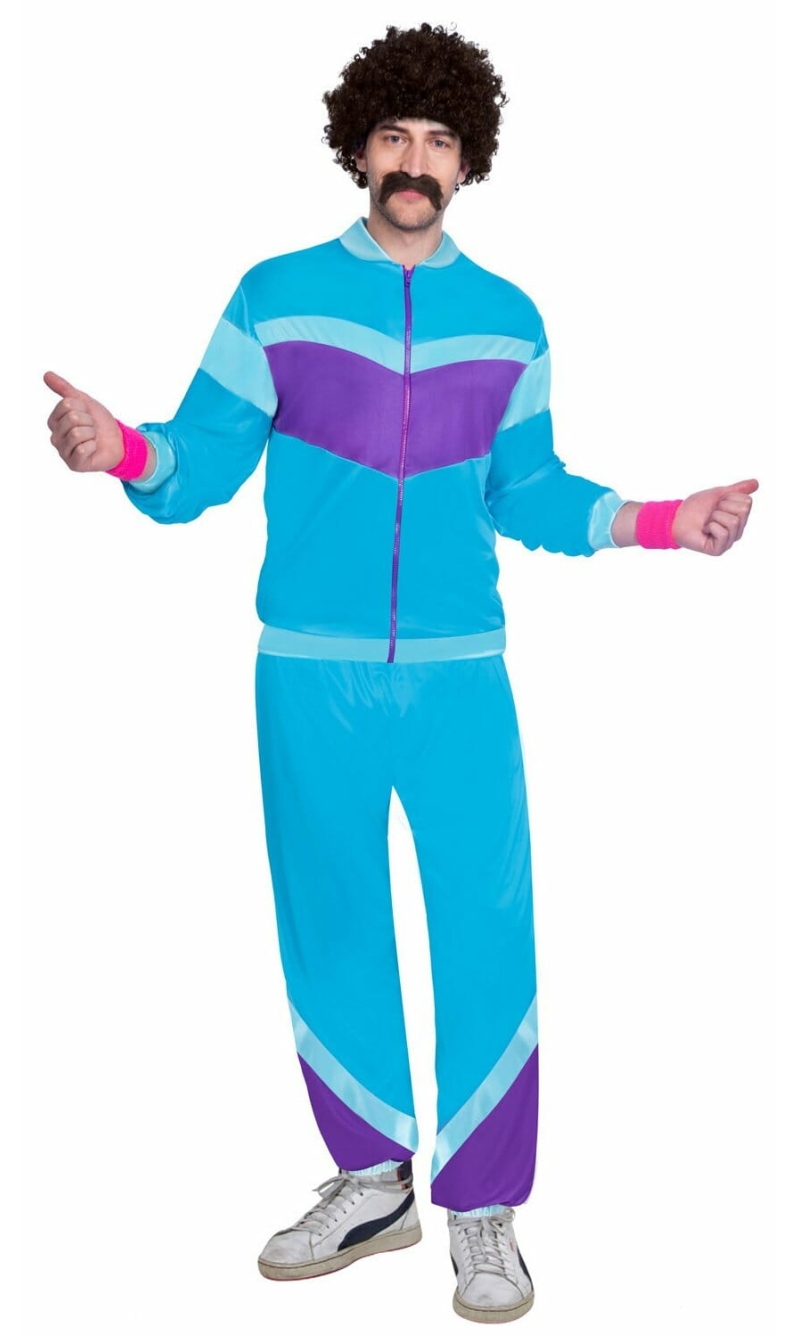 80s Man Shell Suit - Adult Size XL