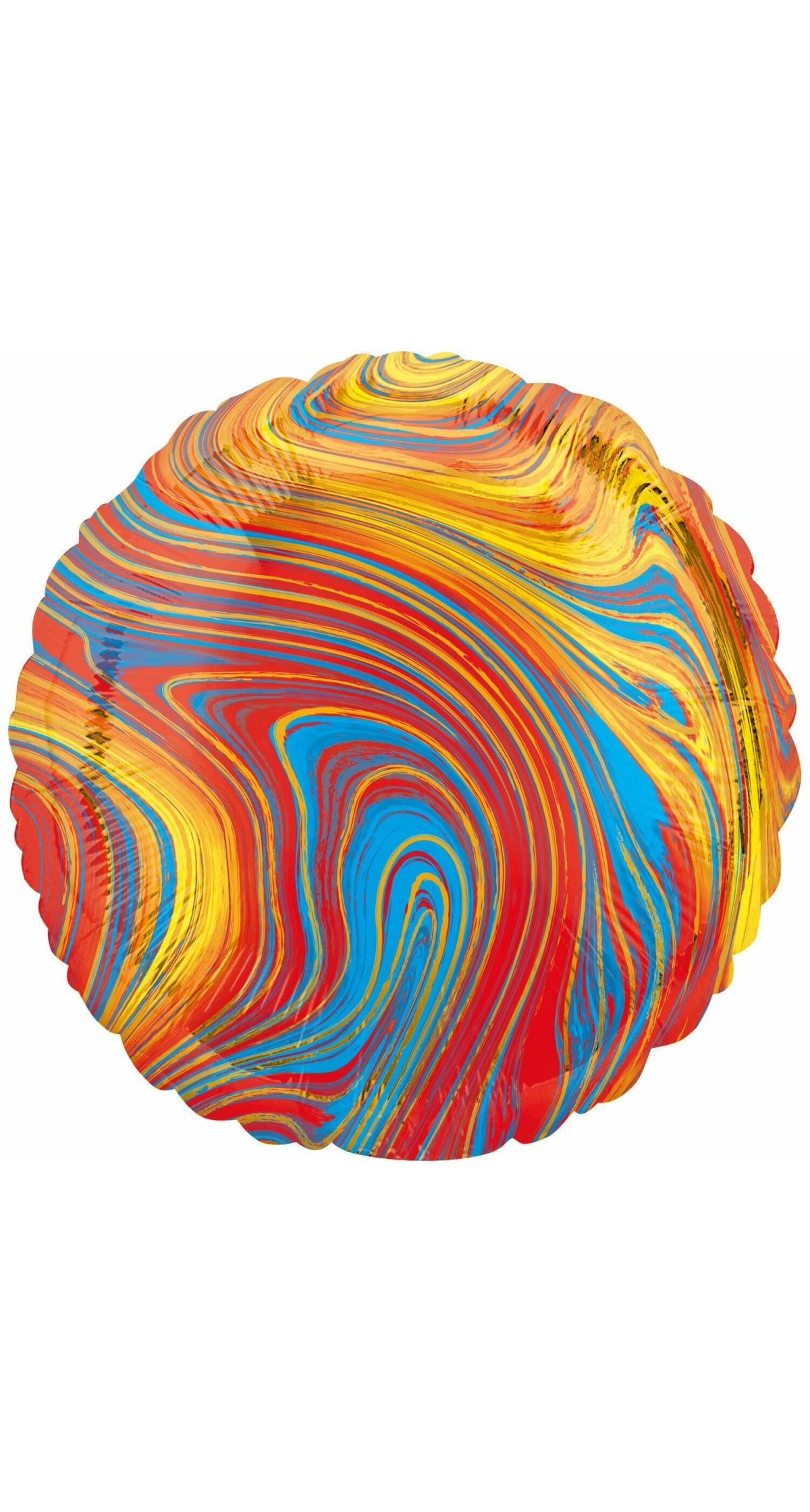 Marblez Colorful Circle Foil Balloon - 43cm