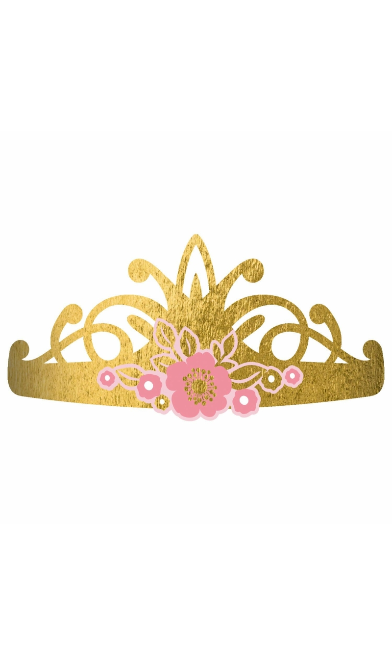Princess For A Day Party Tiaras - 8pk