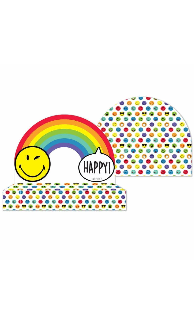Smileyworld Invites & Envelopes 13.9 x 8cm - 8pk