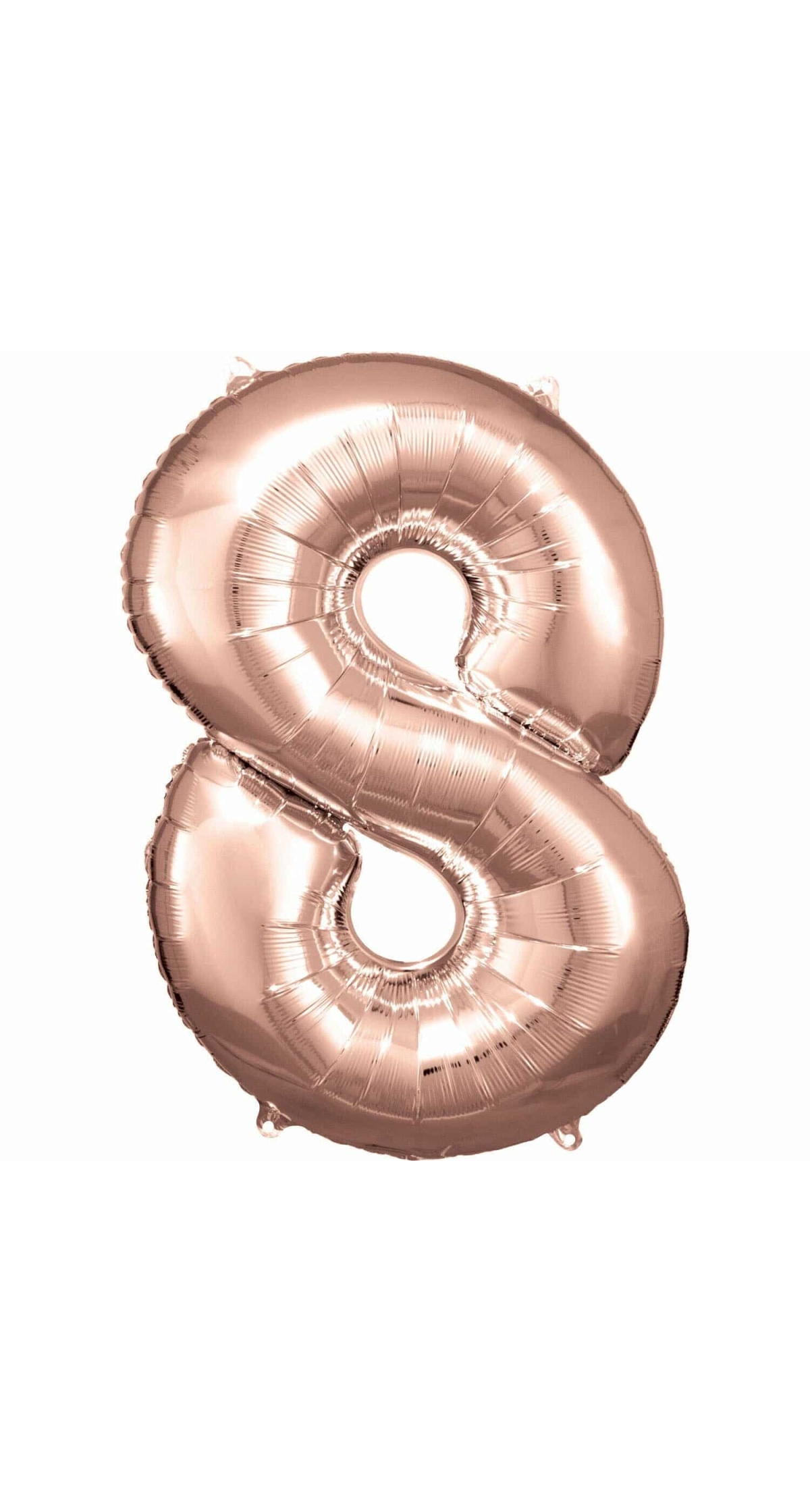 34 Inch Foil Balloon Number 8 - Rose Gold