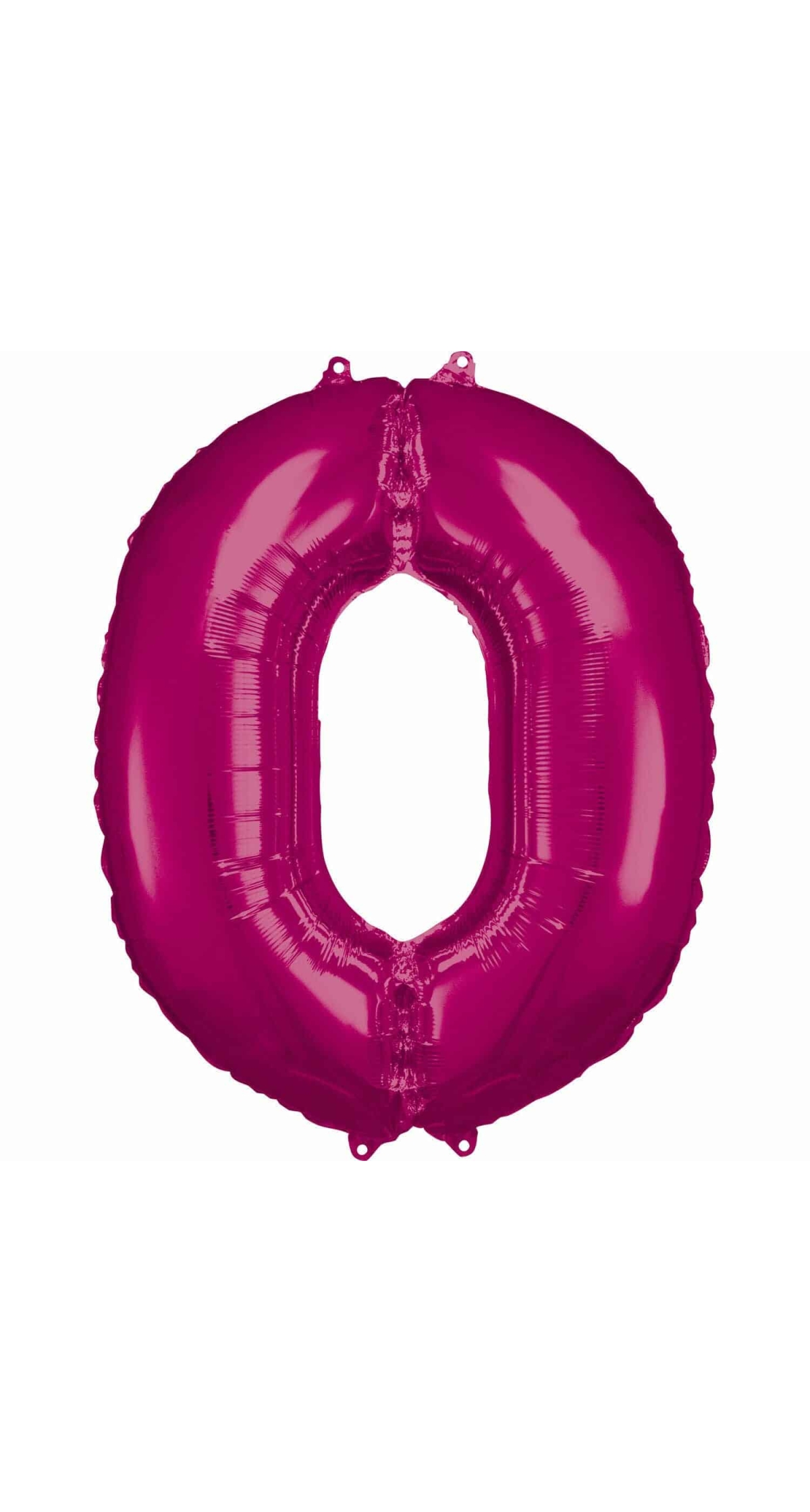 34 Inch Foil Balloon Number 0 - Pink