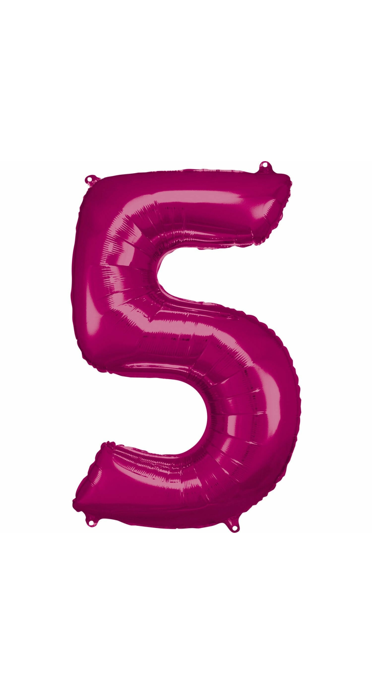 34 Inch Foil Balloon Number 5 - Pink