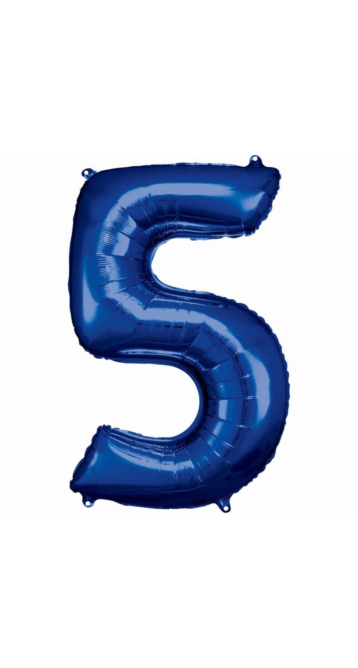 34 Inch Foil Balloon Number 5 - Blue