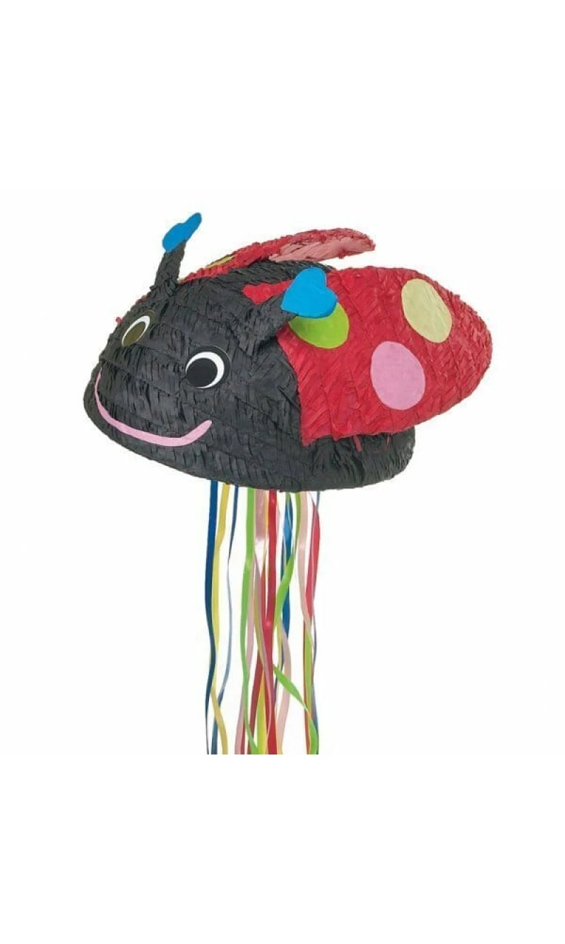 Ladybug Pull Pinata - 33cm x 19cm