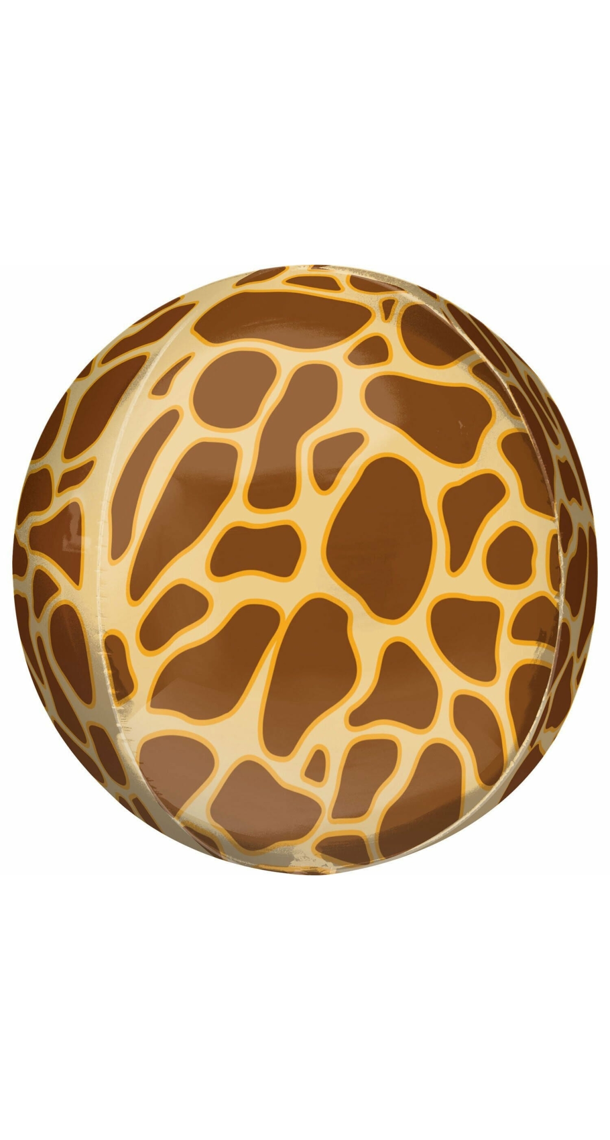 Orbz Giraffe Print Foil Balloon - 38cm x 40cm