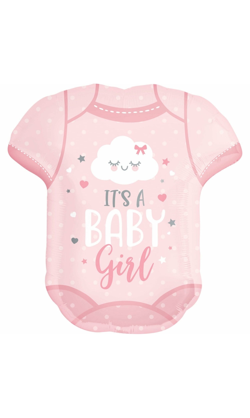 Baby Girl Onesie  SuperShape Foil Balloon - 55cm x 60cm