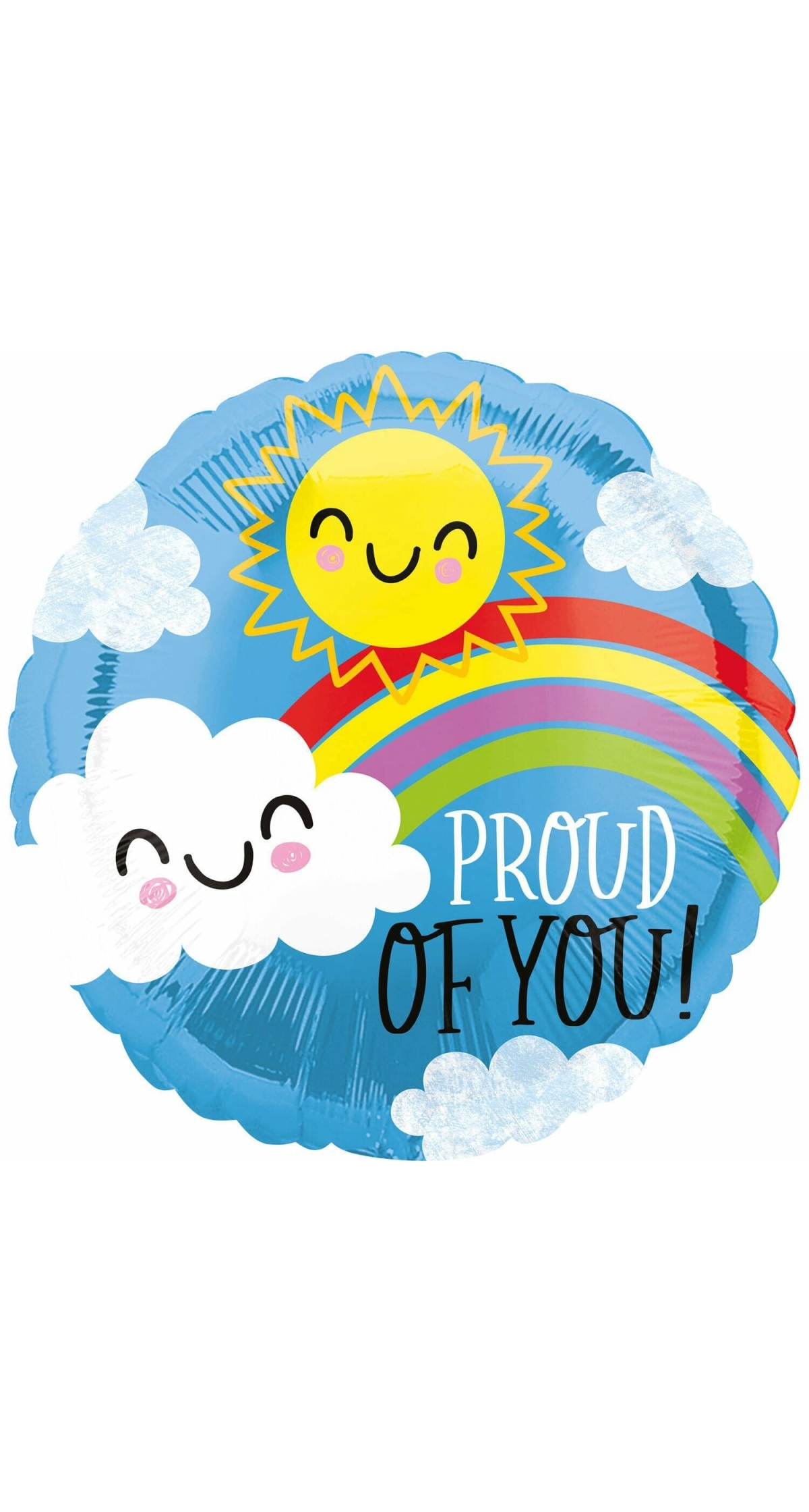 Proud of You Sun and Cloud Standard Foil Balloon - 43cm