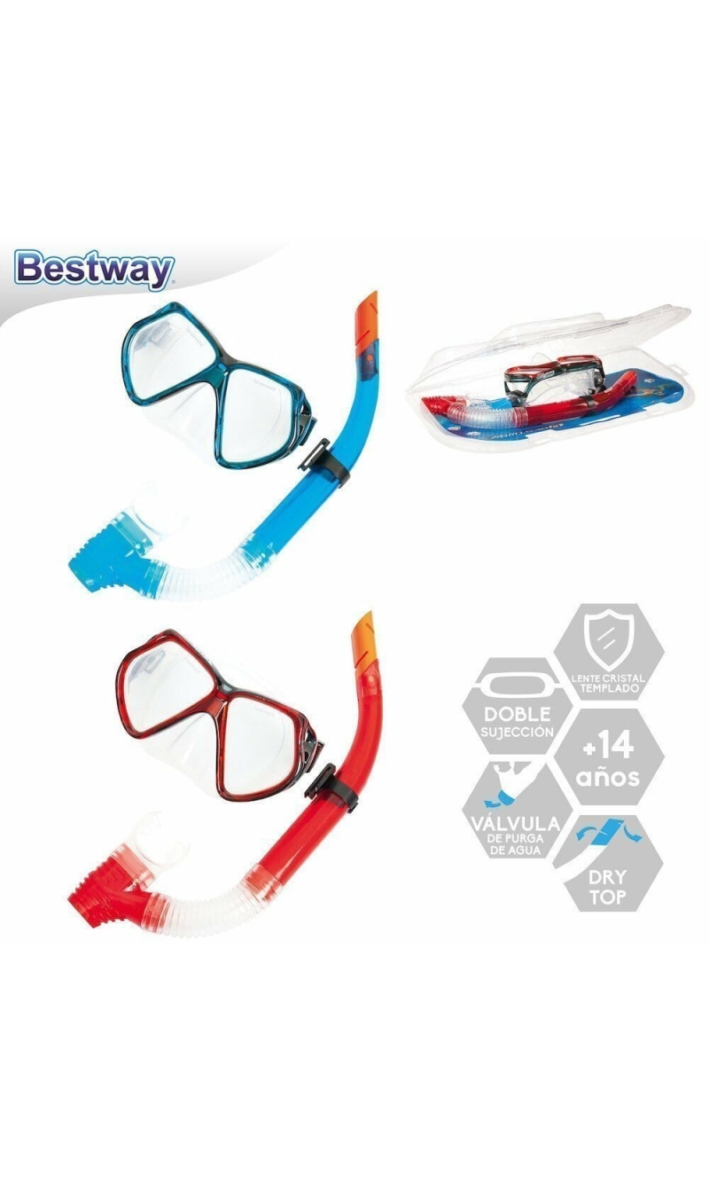 Bestway Assorted HYDRO-PRO Mask & Snorkel for 14+ Years (Online Only)