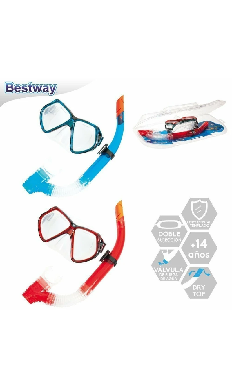 Bestway Assorted HYDRO-PRO Mask & Snorkel for 14+ Years (Online Only)