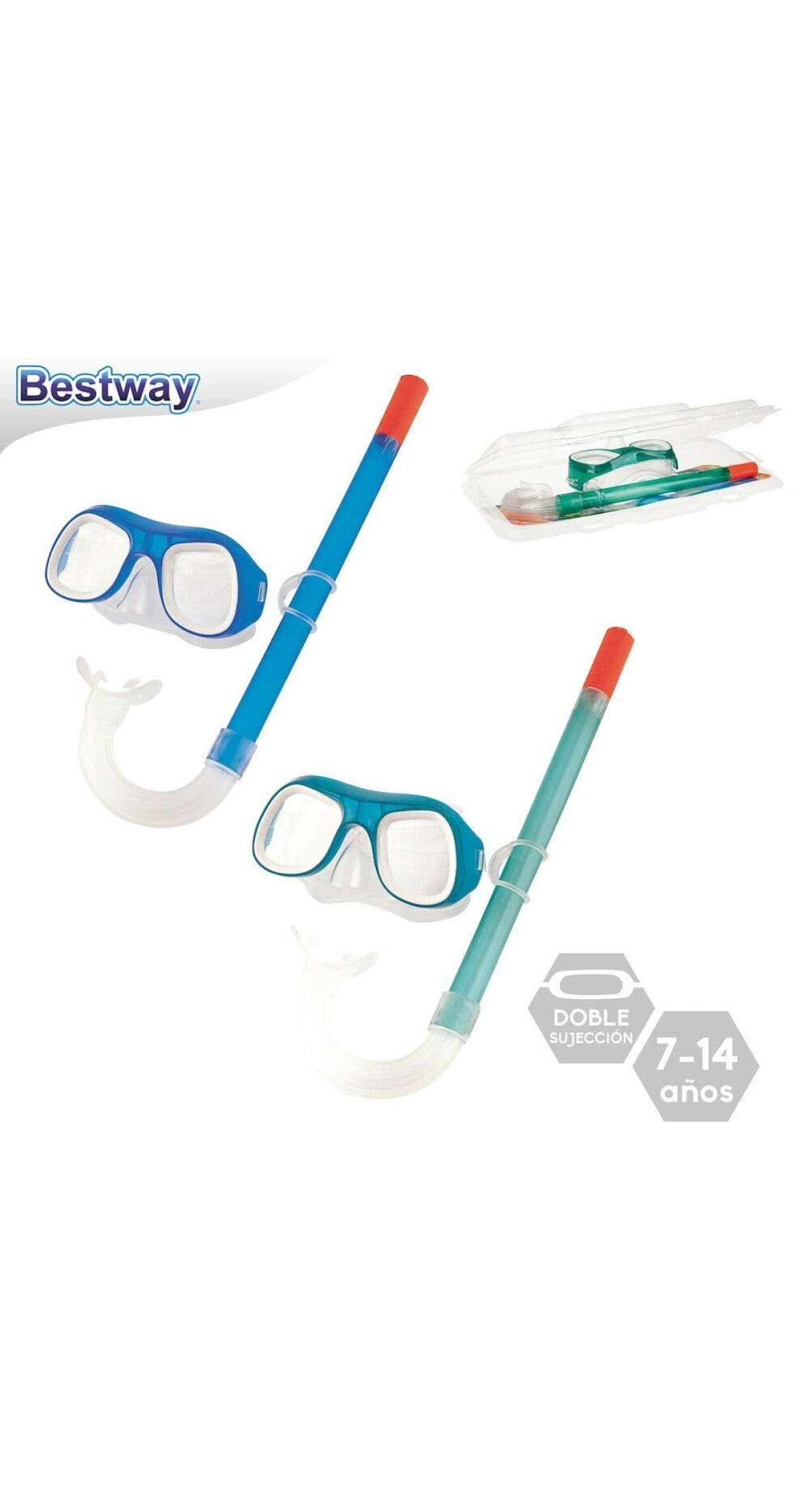 Bestway Assorted Mask & Snorkel Kit Junior Series for Age 7-12 Years (Online Only)