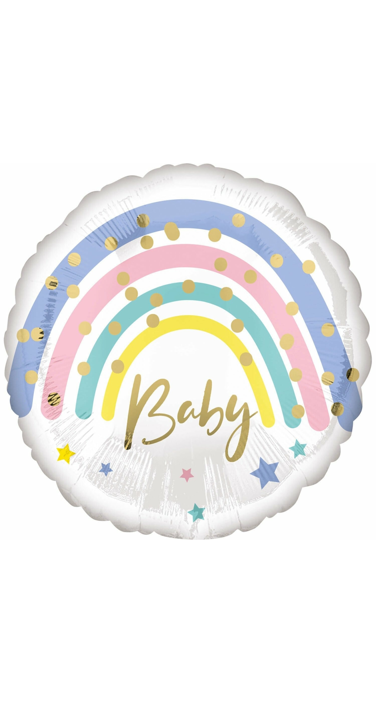 Pastel Rainbow Baby Foil Balloon - 43cm