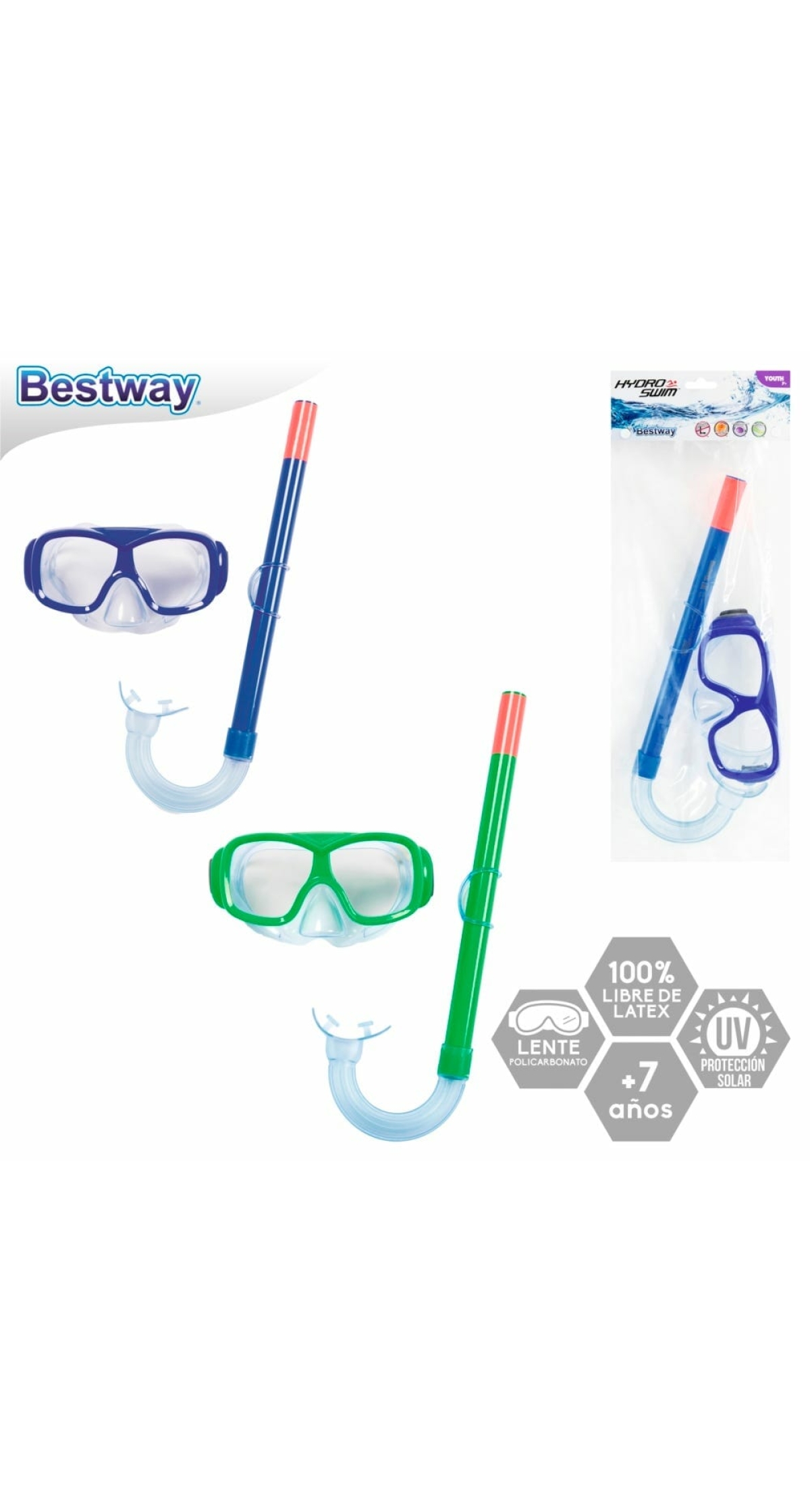 Bestway Freestyle Snorkel Set Assorted - Junior 7-14 Years (Online Only)