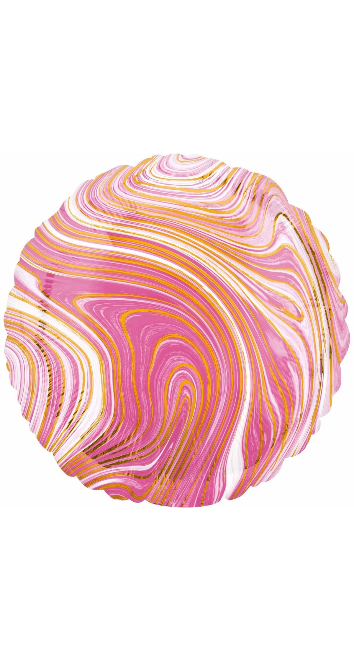 Marblez Pink Circle Foil Balloon - 43cm