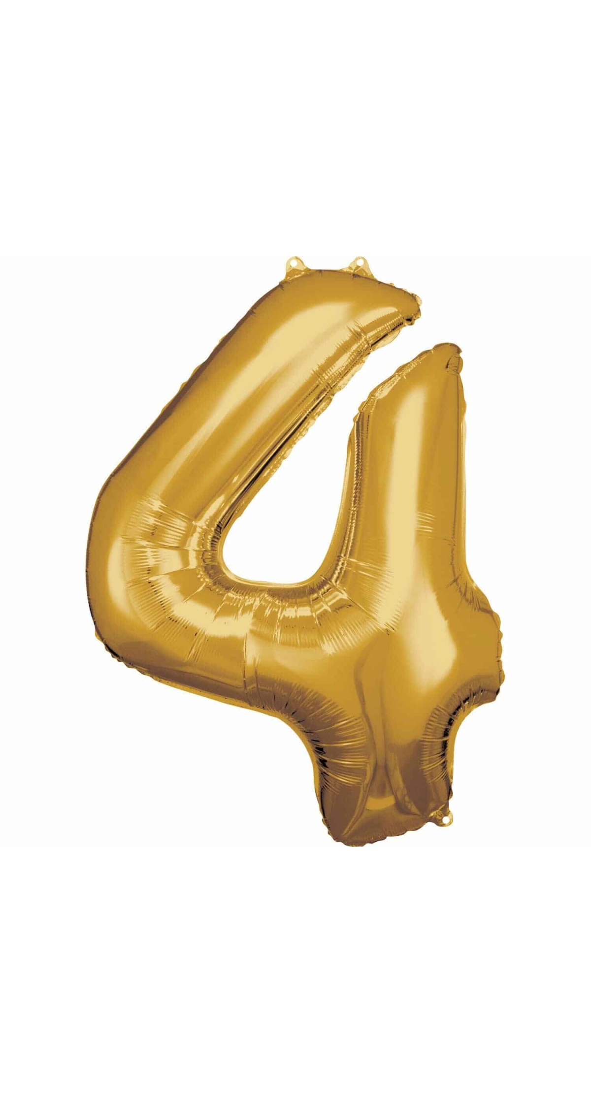 34 Inch Foil Balloon Number 4 - Gold