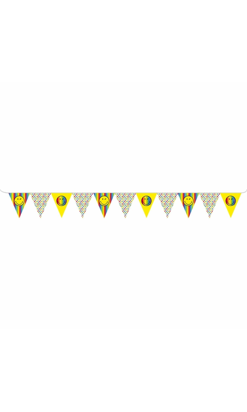 Smileyworld Paper Pennant Banner - 330 x 15cm