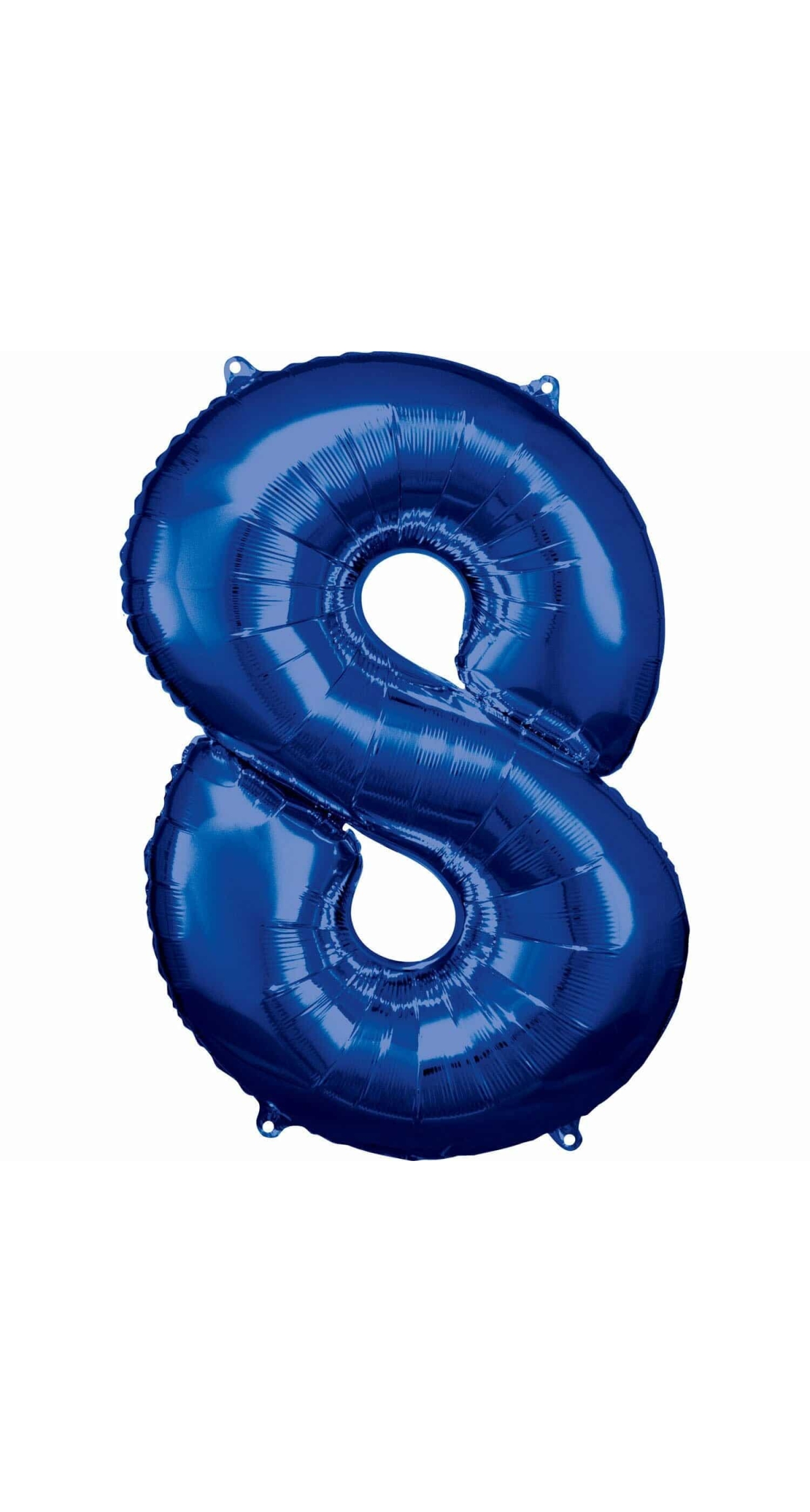 34 Inch Foil Balloon Number 8 - Blue