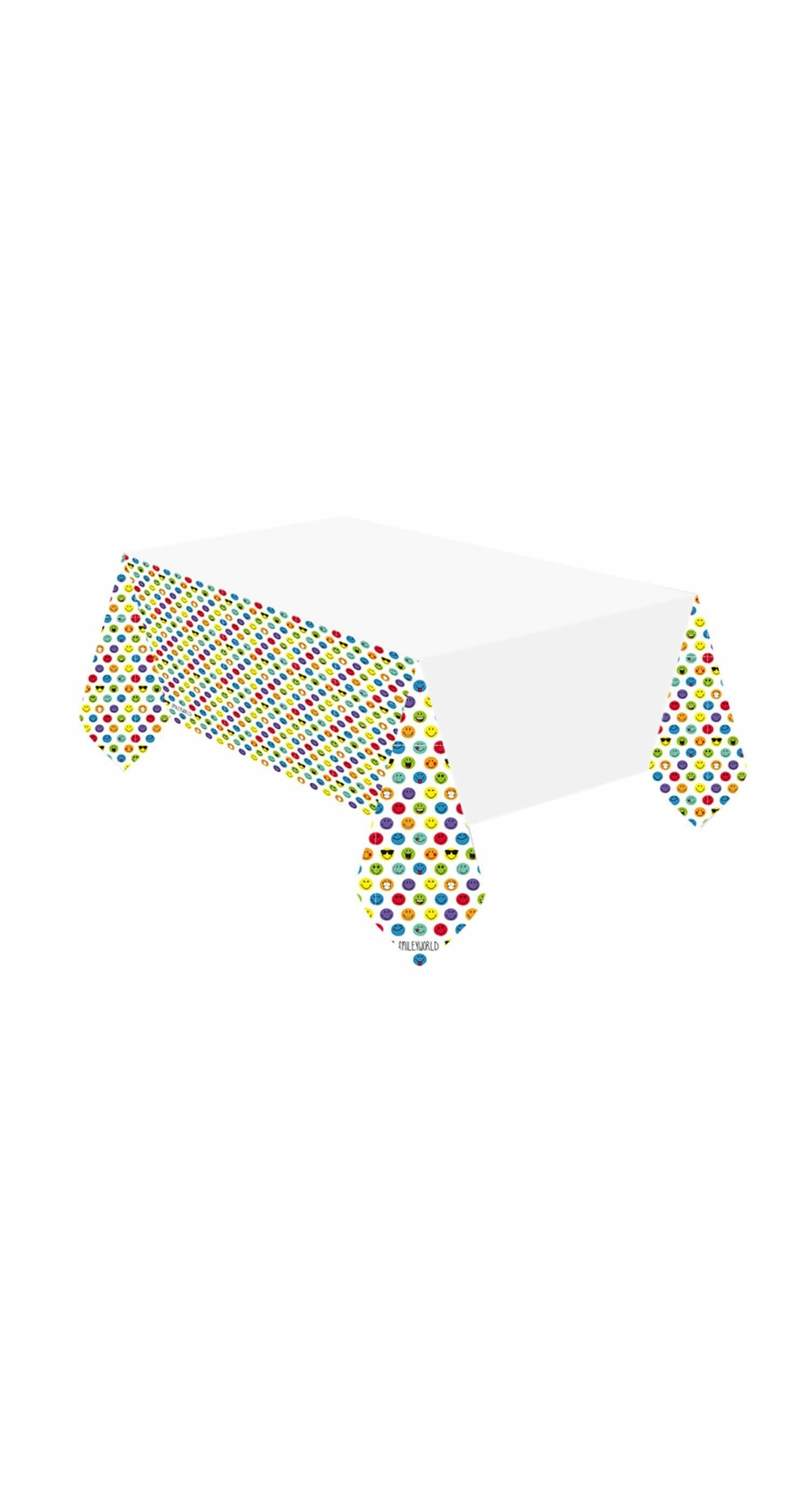 Smileyworld Paper Tablecover - 115 x 175cm