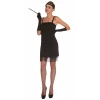 Classy Black Flapper - Adult Size Large