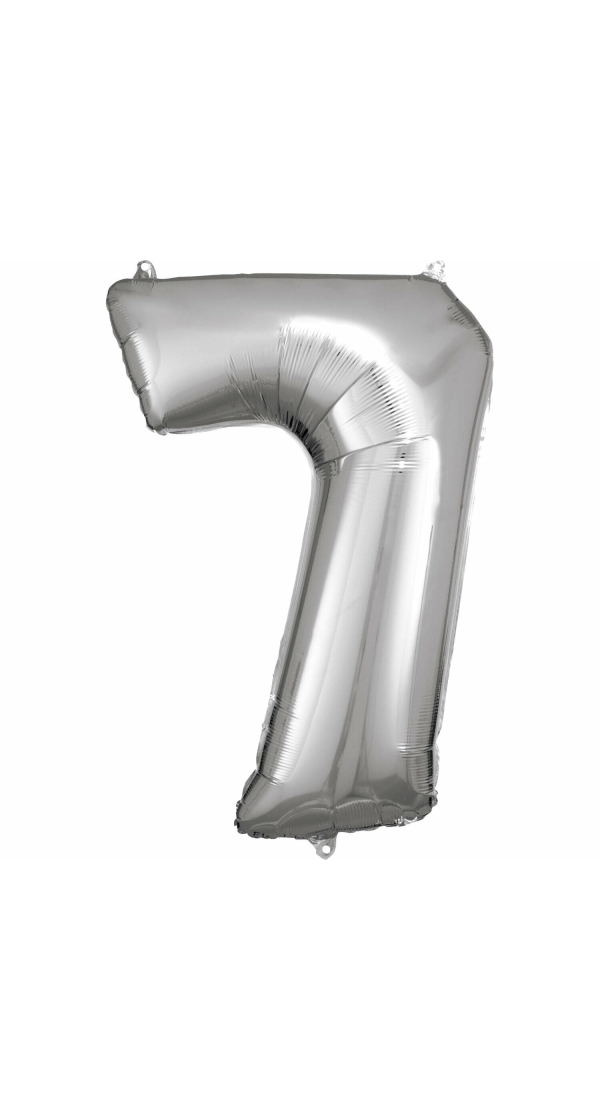 34 Inch Foil Balloon Number 7 - Silver