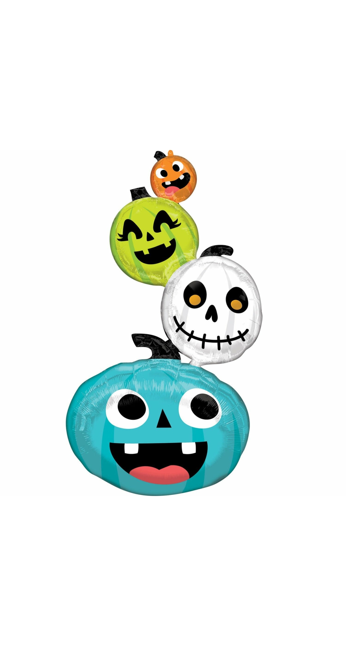 MultiBalloon Pumpkin Stacker Foil Balloon - 81cm x 152cm