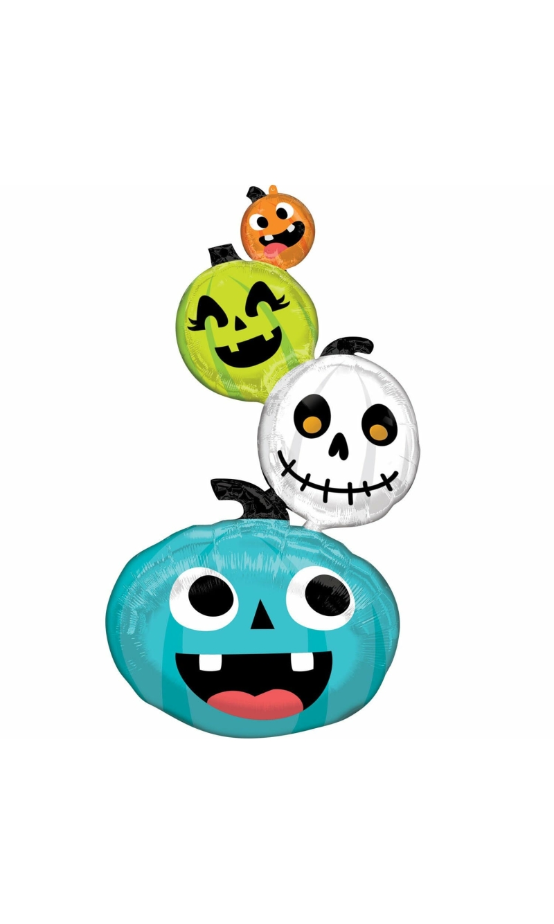 MultiBalloon Pumpkin Stacker Foil Balloon - 81cm x 152cm